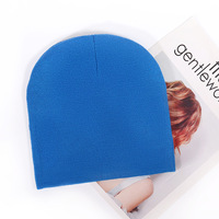Bonnets tricotés double face avec logo jacquard personnalisé Bonnets réversibles en acrylique personnalisés Bonnets de club à motif personnalisé