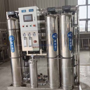 Station de traitement d'eau RO à commande intelligente 1000 LPH, machine de filtration d'eau pure par osmose inverse industrielle automatique SS304 - Product Image 3
