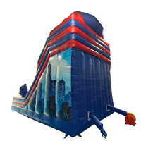 Tobogán Inflable Doble de Último Diseño, Tobogán Inflable Gigante Seco en Venta