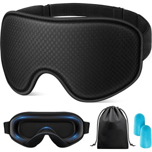 Masque de sommeil 3D respirant pour les yeux, idéal pour les voyages, vente en gros - Product Image 2