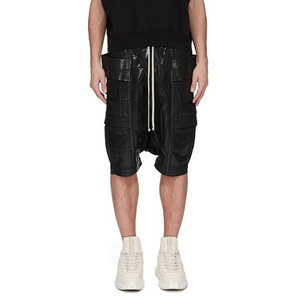 <span class=keywords><strong>Pantalon</strong></span> court en jean vintage unisexe pour homme et <span class=keywords><strong>femme</strong></span>, nouvelle collection printemps/été, avec double anneau et entrejambe abattu, en nylon/coton mélangé. - Product Image 4