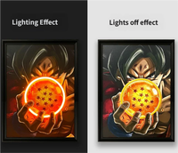 Cadre photo LED lumineux, décoration murale néon, œuvre d'art colorée pour jeux vidéo, éclairage d'ambiance personnalisable pour chambre, studio, fête