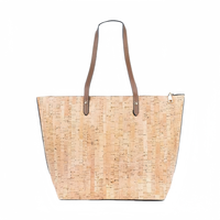 Sac fourre-tout Boho Sac à bandoulière en liège végétalien avec bretelles réglables Sac à main écologique pour femme