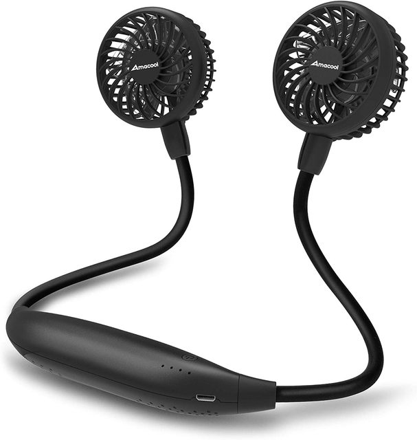 2024 New Arrivals Summer Gadgets Portable USB Rechargeable Neck Fan