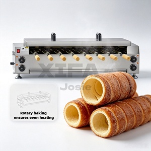 Máquina Multifunción para Kurtos Kalacs y Chimney Cake, También Prepara Conos de Helado, Donuts y Panecillos para un Menú Diversificado en Tiendas de Postres - Product Image 5