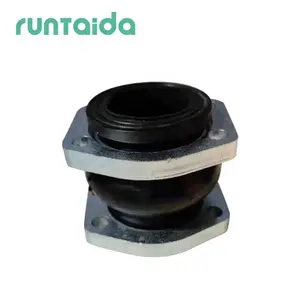 Hydraulic system oil resistant flexible rubber shock absorber expans joint