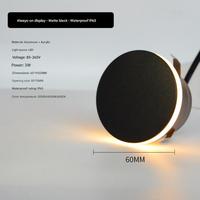 Applique murale LED minimaliste IP65 avec détecteur de mouvement pour extérieur, idéale pour couloir, balcon, escalier – Éclairage mural étanche
