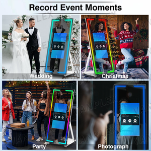 Cabina <span class=keywords><strong>de</strong></span> Fotos Digital <span class=keywords><strong>de</strong></span> Cristal Mágico <span class=keywords><strong>de</strong></span> 65 Pulgadas <span class=keywords><strong>para</strong></span> <span class=keywords><strong>Eventos</strong></span> y Fiestas, Espejo <span class=keywords><strong>para</strong></span> Selfies <span class=keywords><strong>para</strong></span> Momentos Inolvidables - Product Image 3