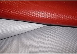 Matériau ignifuge isolation thermique <span class=keywords><strong>tissu</strong></span> en fibre de verre enduit de silicone - Product Image 4