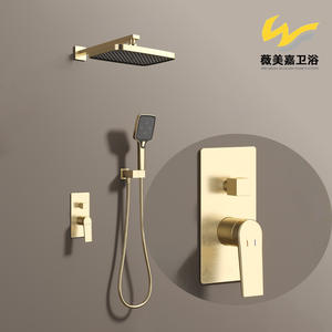 Grifo de Ducha Oculto de Doble Función Vimijia, con Acabado Oscuro, para Baño de Hotel, Calentador de Agua para Proyectos Transfronterizos - Product Image 4