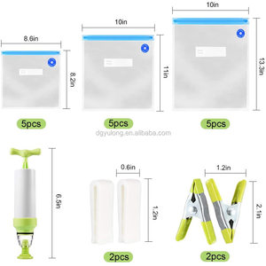Suitable Sous Vide <b>Bags</b> Kit,BPA Free Sous Vide <b>Bags</b> With Vacuum Hand Pump for Sous Vide Cooking - Product Image 2