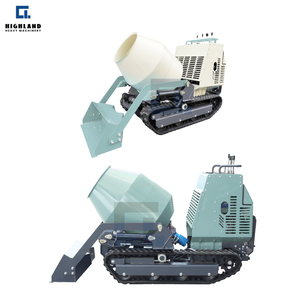 Transporter Mini Crawler-barrow Bertenaga Diesel 500kg 1000kg 1200kg Track Dumper Crawler Front <span class=keywords><strong>Loader</strong></span> Dengan Mesin Dan Pompa - Product Image 5