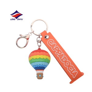 Nhà máy sản xuất móc khóa PVC cao su mềm <span class=keywords><strong>3D</strong></span> tùy chỉnh Longzhiyu, mặt dây chuyền hình thú hoạt hình dễ thương, nhà cung cấp OEM - Product Image 4