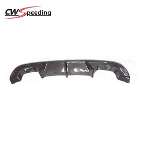 Diffusore Posteriore in Fibra di Carbonio per VW GOLF 7 MK7 R <span class=keywords><strong>RLINE</strong></span> per VOLKSWAGEN GOLF 7 - Product Image 1