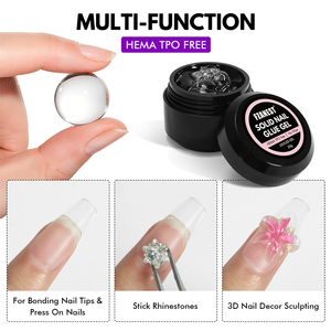 FZN HEMA TPO GRATUIT Solide <span class=keywords><strong>Gel</strong></span> Colle à <span class=keywords><strong>Ongles</strong></span> pour Appuyez sur les <span class=keywords><strong>Ongles</strong></span> 15g Doux <span class=keywords><strong>Gel</strong></span> <span class=keywords><strong>Ongles</strong></span> Conseils Forte Adhésif Patch Colle <span class=keywords><strong>Gel</strong></span> UV Lumière Durci - Product Image 2