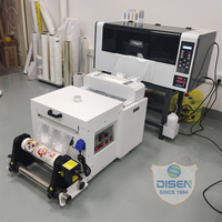 Mesin Printer DTF Dryer A3 A4 30 cm dengan Mesin Penggoyang Bubuk Epson I1600 Double Printer Head 1600 Dijual Kondisi Bagus