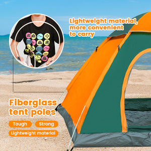 <span class=keywords><strong>เต็นท์</strong></span>แบบป๊อปอัพพกพา Polar <span class=keywords><strong>Everest</strong></span> 1-4คนกลางแจ้งแคมป์ปิ้งชายหาดเดินป่าอุปกรณ์เสริมแบกเป้และน้ำหนักเบา - Product Image 5