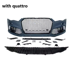 Livraison gratuite voiture <span class=keywords><strong>2016</strong></span>-2018 A6 S6 Kit carrosserie pare-chocs avant <span class=keywords><strong>RS6</strong></span> Style Look avec calandre <span class=keywords><strong>quattro</strong></span> pour <span class=keywords><strong>Audi</strong></span> A6 S6 C7.5 <span class=keywords><strong>2016</strong></span> 2017 2018 - Product Image 4