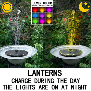 Nouvelle fontaine solaire pour oiseau fontaine solaire de jardin - Product Image 4