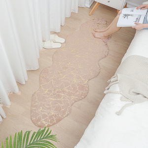 Alfombra de Microfibra Suave, Grande, Personalizable, Moderna, para Sala de Estar, con Estampado Animal, Antideslizante, de Pelo Largo, de Lujo, Imitación Piel de Conejo - Product Image 6