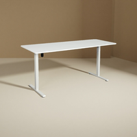 Table de jeu électrique ergonomique extensible moderne, bureau debout pour PC avec hauteur réglable