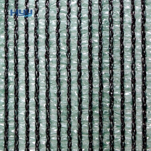 Écran de clôture en maille HDPE <span class=keywords><strong>vert</strong></span> foncé personnalisé OEM, stabilisé aux UV, résistant au vent, pour couverture de clôture extérieure - Product Image 5