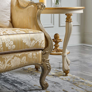 फ्रेंच शास्त्रीय फर्नीचर सोफा सेट के लिए कीमत के साथ रेशम कपड़े डिजाइन कमरे में रहने वाले फर्नीचर - Product Image 4