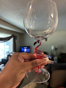 <span class=keywords><strong>Verres</strong></span> <span class=keywords><strong>à</strong></span> <span class=keywords><strong>vin</strong></span> en acrylique 3D flamant rose incassables de 18 oz, gobelet en plastique rose, verre <span class=keywords><strong>à</strong></span> champagne avec pied flamant rose - Product Image 3