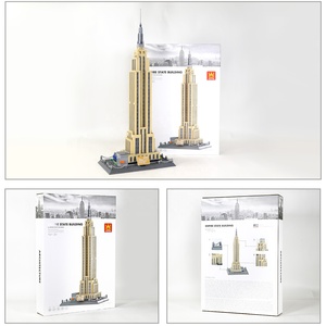 Set de Bloques de Construcción del <span class=keywords><strong>Empire</strong></span> <span class=keywords><strong>State</strong></span> <span class=keywords><strong>Building</strong></span>, Modelo de Monumento de Nueva York, Juguete de Construcción DIY, Fabricante de Bloques de Construcción Personalizados - Product Image 4