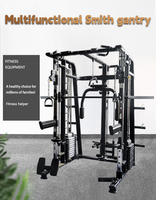 Équipement commercial complet de forme physique entraîneur multifonctionnel équipement de gymnastique de musculation Smith Machine Squat Rack