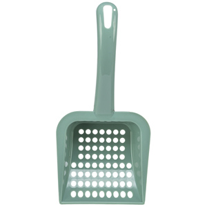 Paletta per lettiera per gatti blu di grandi dimensioni con design perforato per una facile cernita e pulizia - Product Image 3
