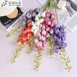 H-589 Faux Bluebell Flower Real Touch Muguet Longue Tige <span class=keywords><strong>Jacinthe</strong></span> Décor De Mariage - Product Image 4