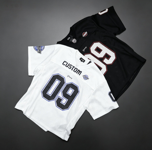 Maillot de football personnalisé pour homme, noir, manches courtes, avec motif, col rond, coupe classique, respirant, style sportif - Product Image 5