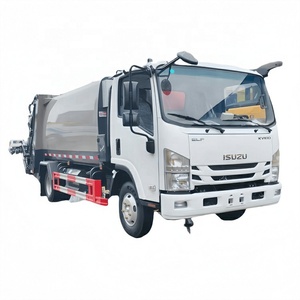 Petit <span class=keywords><strong>camion</strong></span> à ordures Isuzuu 4x2 <span class=keywords><strong>camion</strong></span> à ordures 6CBM compacteur <span class=keywords><strong>camion</strong></span> à ordures à vendre - Product Image 2