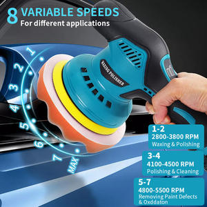 Wax <b>Polisher</b> Rotary Cordless 21V Batteries <b>Car</b> Care With Sponge Rechargeable Wireless Mini Polishing Machine 20175 Battery - Product Image 5