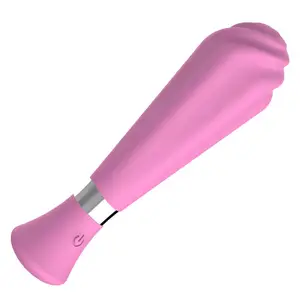 Vibrator masturbasi super tubuh wanita, dapat diisi ulang usb, vibrator tongkat listrik seluruh tubuh