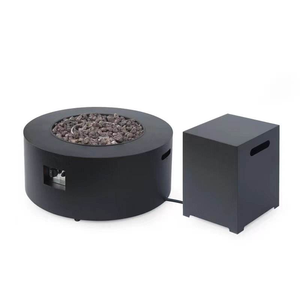 Customized Color Free Standing Outdoor Gas Fire Pit Table Square Rectangle Design - Product Image 4