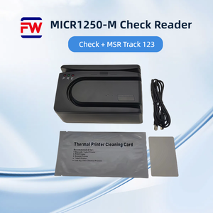Lecteur de chèques et de cartes magnétiques FUWEI MICR1250 efficace avec interface USB, norme ISO1004, installation externe multi-emplacements - Product Image 6