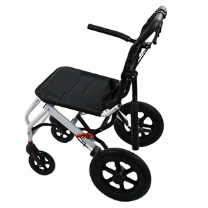 Silla de Ruedas Manual Plegable, Ligera, Compacta, de Tamaño Estándar, de Acero, con Certificación CE, para Hospital, Viajes, Portátil, para Discapacitados - Product Image 4