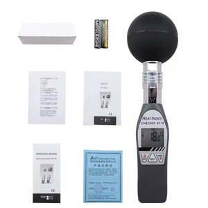 HEDAO AZ8778 Higrómetro de bombilla negra Monitor de estrés por calor Wbgt de mano Temperatura de globo de bulbo húmedo digital - Product Image 6
