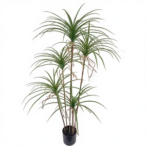 Arbre artificiel de haute qualité, style Dragon Tree, avec pot en fer, type bonsaï, pour salon, en bois Millenium, grand ornement décoratif pour extérieur et <span class=keywords><strong>centre</strong></span> <span class=keywords><strong>commercial</strong></span> - Product Image 1