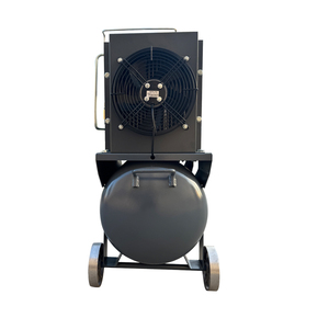 7. 5kw/10hp vsd स्क्रू एयर कंप्रेसर 120 एल टैंक और कैस्टर, 39cfm और 1psi, 380v/50hz तीन चरण, दो-इन-वन मोबिलिटी - Product Image 4