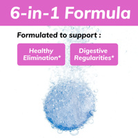 Comprimés effervescents pour le soutien hépatique à base de plantes pour adultes, antioxydant, régularité digestive, santé intestinale, absorption des nutriments