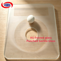 Factory Customized Glass Cover for Digital Dash Display, Chemically Strengthened Frosted, Bulk OEM