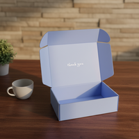 Boîtes d'emballage et cadeaux écologiques, imperméables, réutilisables, durables, rigides, en carton ondulé, avec logo personnalisé imprimé en offset
