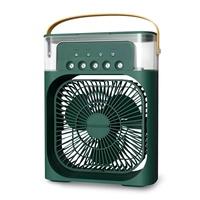 Ventilateur rafraîchisseur d'air 3 en 1, mini, portable, en plastique, grande taille, avec humidificateur à eau glacée