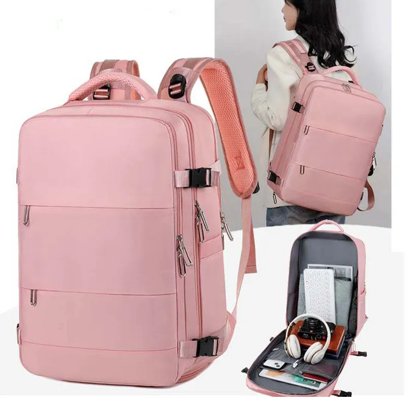 Multifunction Women Laptop Backpack Teenager USB Charging Travel School Backpack Carry On Traveling Backpack for Weekender
