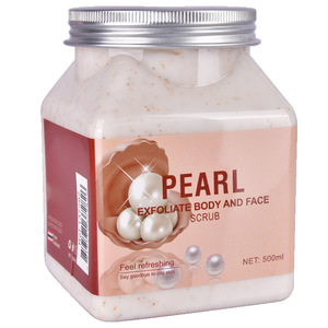 Gommage moussant visage et corps OEM ODM au sel, sucre, rose et vanille, hydratant, exfoliant, au curcuma, parfum parfait - Product Image 3