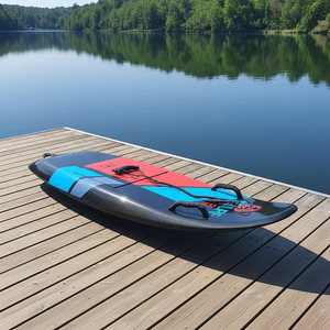 Planche de surf hydrofoil unisexe 2025 en fibre de carbone pour le surf en eaux océaniques, conception H5-F, construction durable H5-F carbone - Product Image 1