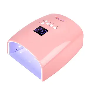 UV LED Nail Lamp 66W S10 Rechargeable for Gel Polish Rechargeable Nail Dryer with Automatic Sensor